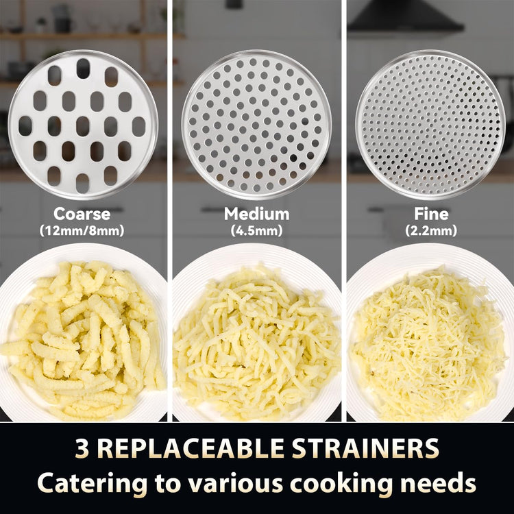 Potato Ricer Stainless Steel Potato Masher Anti