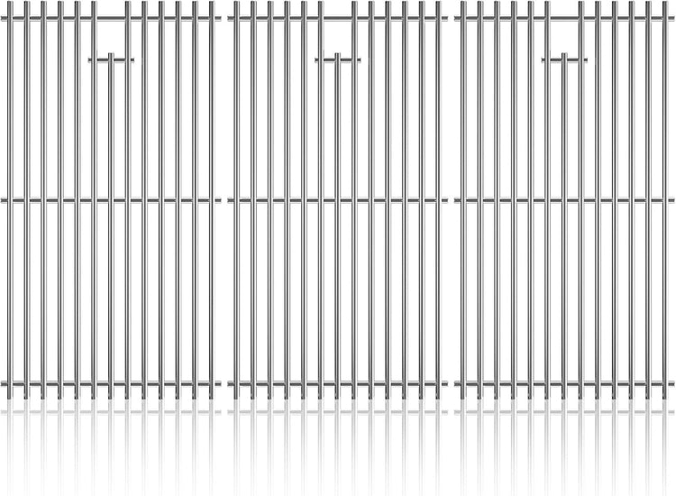 17" Stainless Steel Grill Grates for Charbroil 463242716 Tru Infrared, for Charbroil Commercial 463242715 463276016 463257520 463263924, for Lowe's 606682 Nexgrill 720-0882A BHG 720-0882