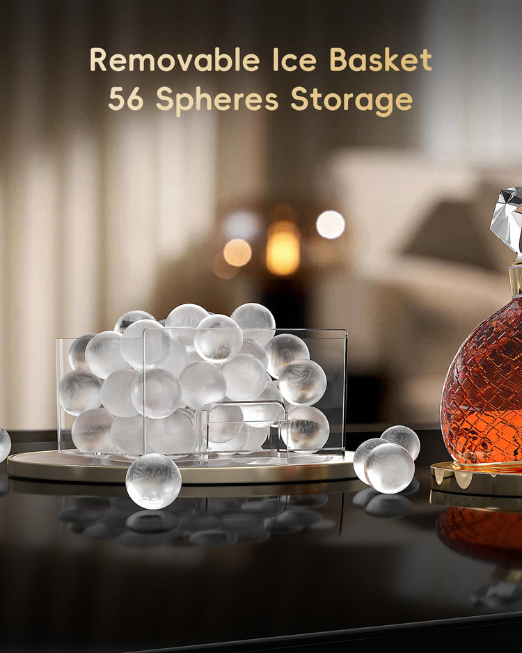 2" Clear Ice Ball Maker Countertop