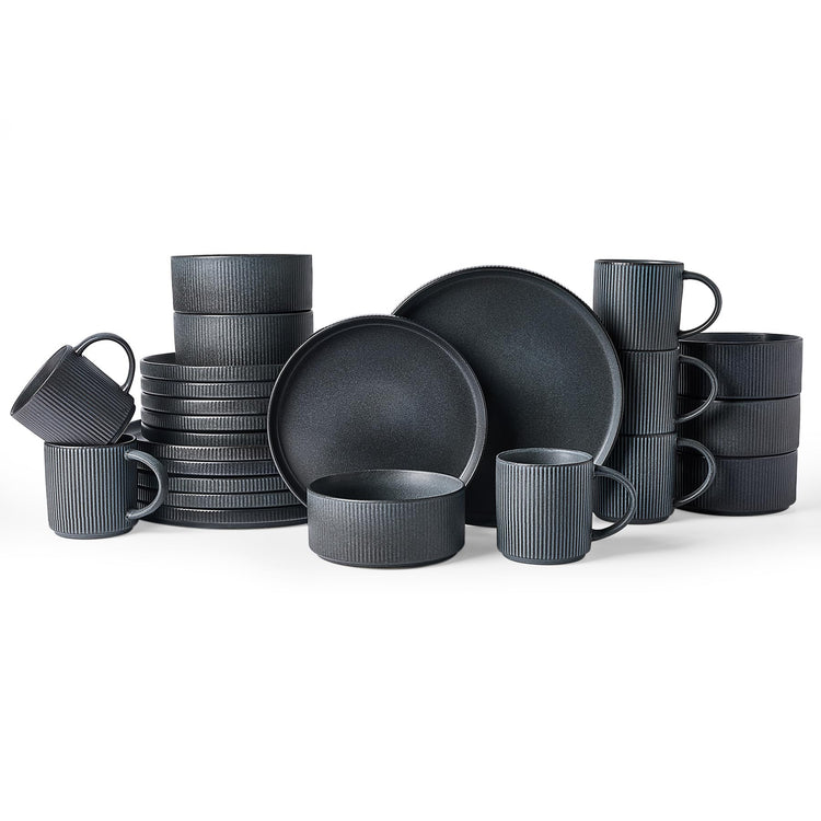 Star Dinnerware Sets with Mugs (24 Count)