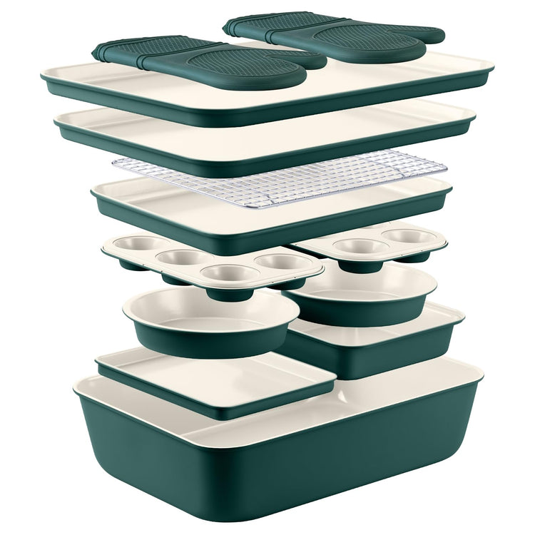 Nonstick Stackable Bakeware Set