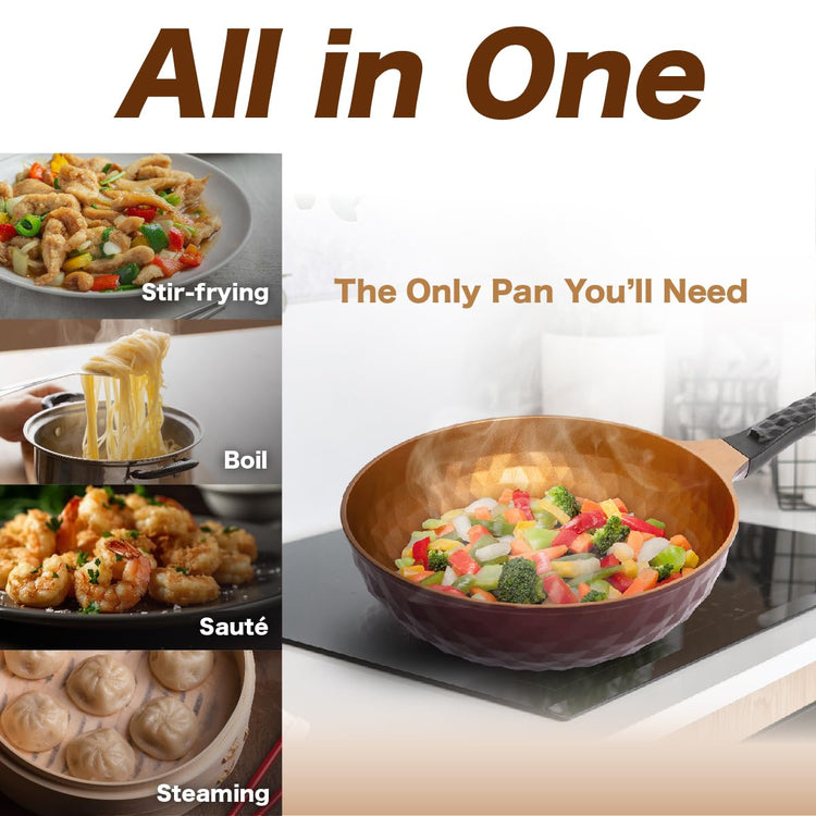 Diamond X Premium Non Stick Wok Pan