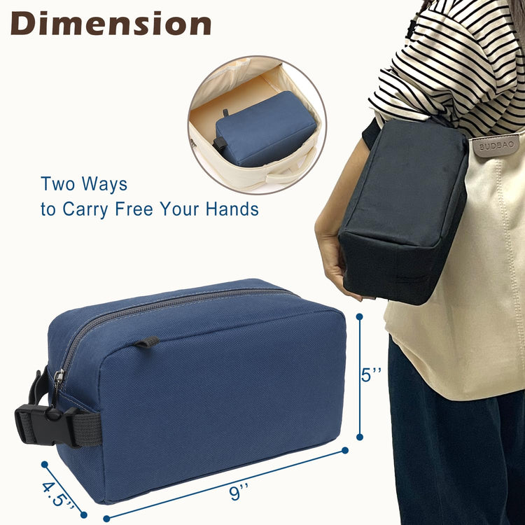 Small Insulated Lunch box Portable Soft Bag Mini Cooler Thermal Meal Tote Kit with Buckle for Work