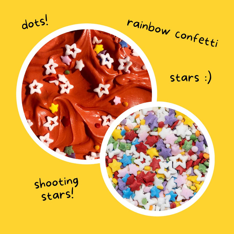 Rainbow Starfetti Sprinkles (3 Ounce)