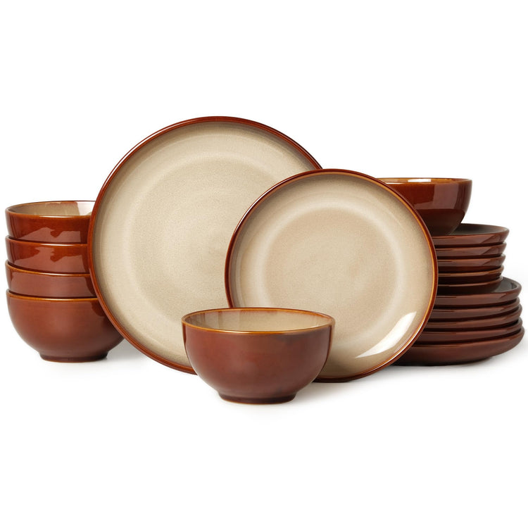 Stoneware Dinnerware Sets for 6