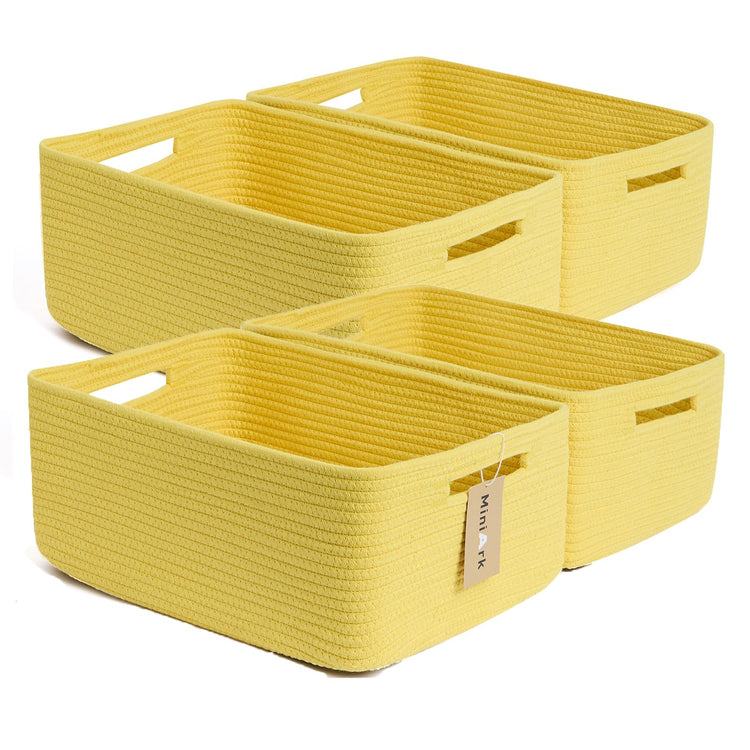 Large Storage Baskets for Organizing (4 Count)