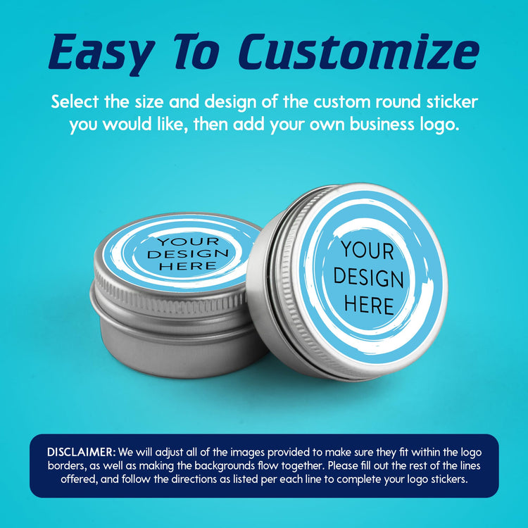 Custom Vinyl Stickers Your Image (100 Count)