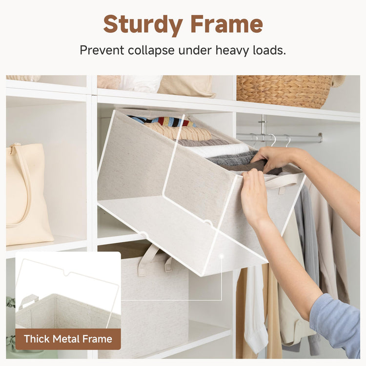 Linen Closet Storage Bins (2 Count)