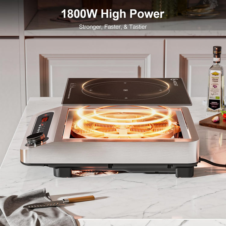 1800W Commercial Induction Cooktop