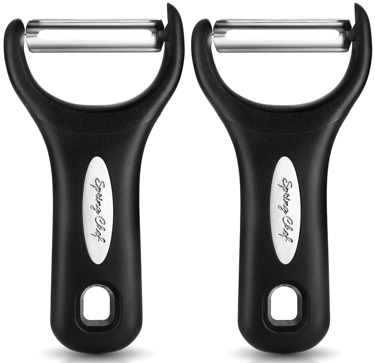 Set of 2 Stainless Steel Y Shaped Vegetable Peeler for Kitchen