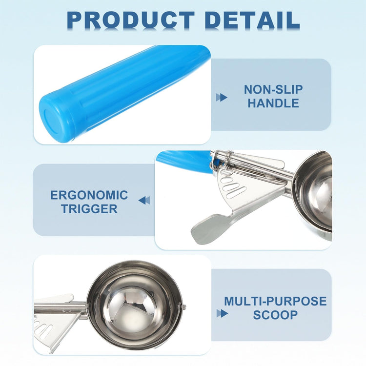 3 Pcs Cookie Scoops