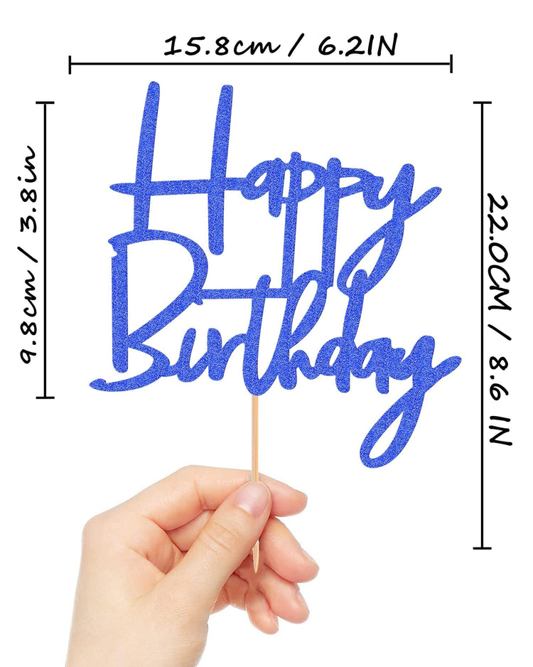 Happy Birthday Cake Topper