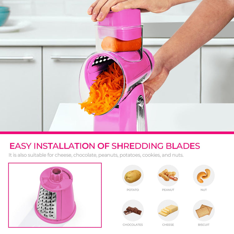 Rotary Cheese Grater 5 Blades