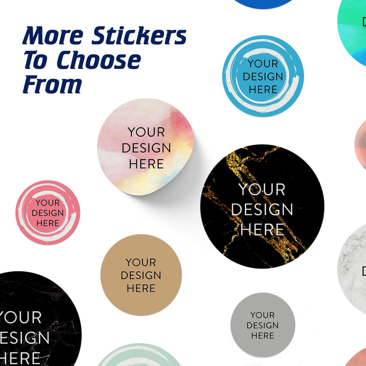Custom Vinyl Stickers Your Image (100 Count)