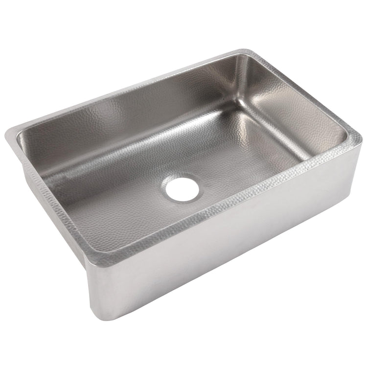 Lange Crafted Stainless Steel 32" Single Bowl Apron