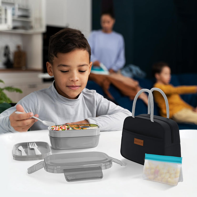 Leakproof Bento Box & Insulated Lunch Bag Set