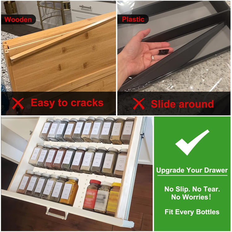 Spice Drawer Organizer Insert