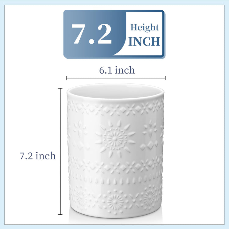 7.2" Ceramic Utensil Holder