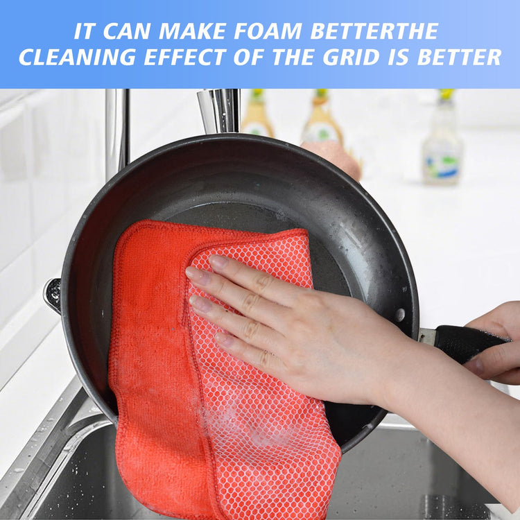 Dish Cloths for Washing Dishes with Scrub Side (9 Count)