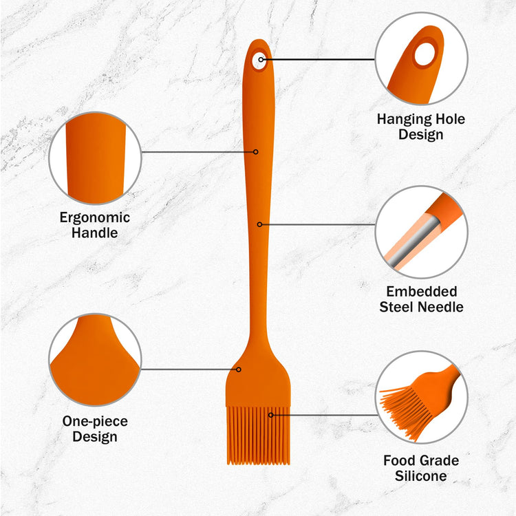 Silicone Basting Pastry Brushes (5 Count)