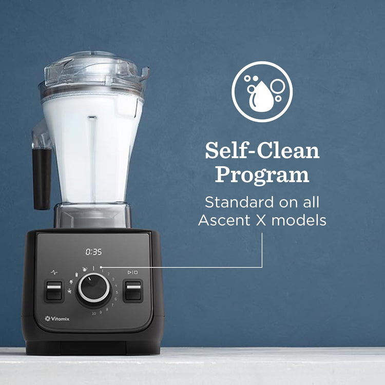 Vitamix Ascent X2 Blender, Professional-Grade, 3 Preset Blending Programs, 48-ounce Container, Self-Cleaning, Midnight Blue