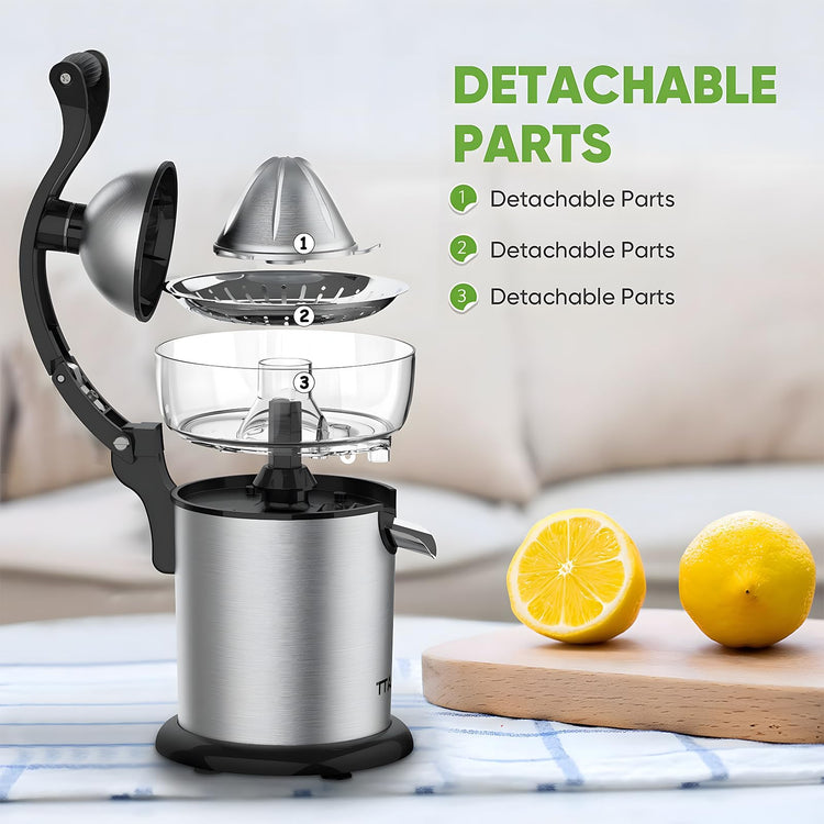 Electric Citrus Juicer Squeezer Stainless Steel