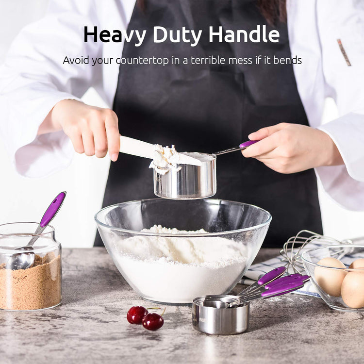 10 Piece Measuring Cups and Spoons Set in 18