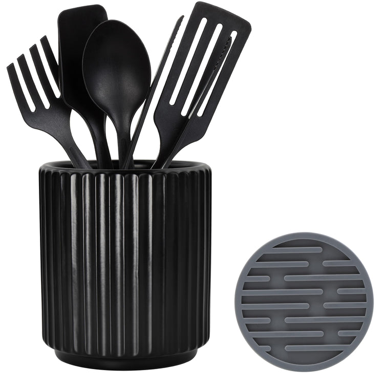 Black Utensil Holder