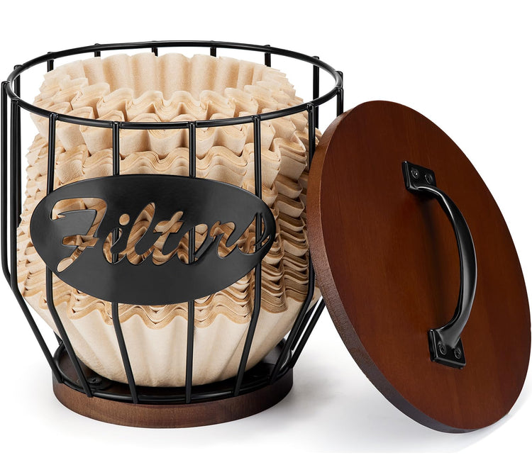 Coffee Filter Holder with Lid