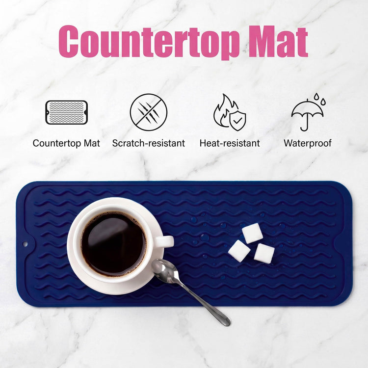 Silicone Dish Drying Mat for Multiple Usage
