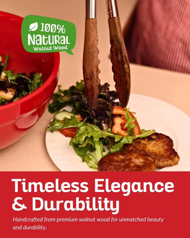 Wooden Tongs for Cooking