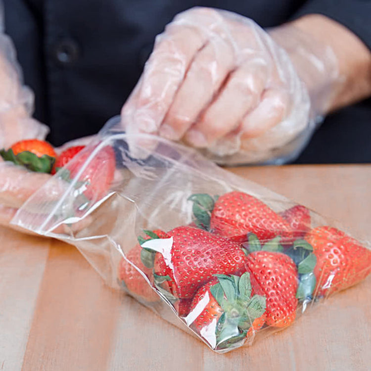 120Pcs 6"x9" Clear Plastic Zip Bags