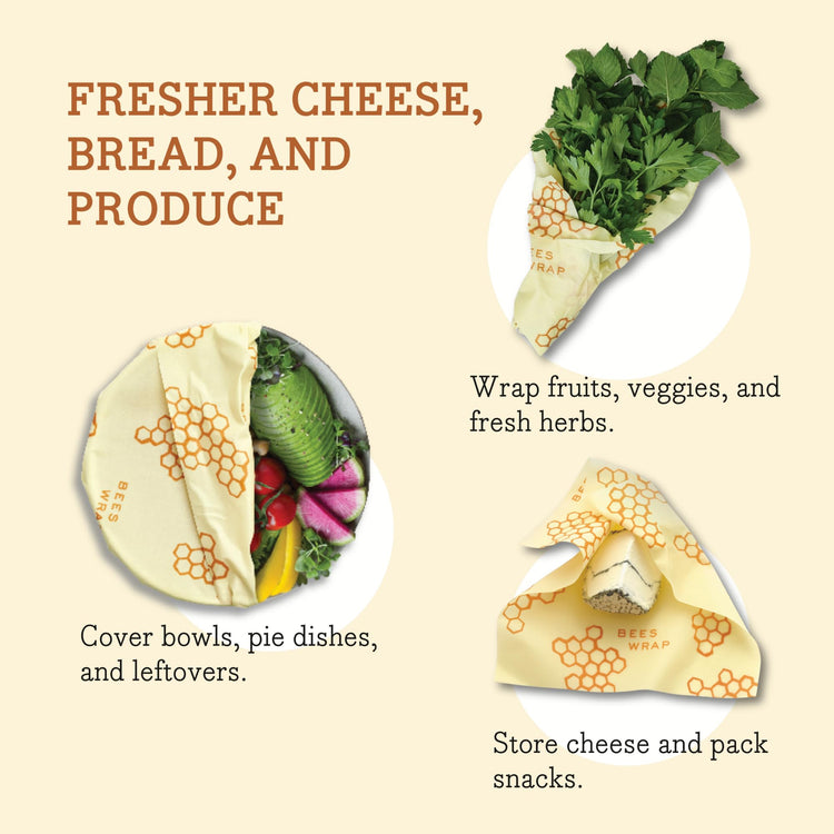 Beeswax Food Wraps (5 Count)