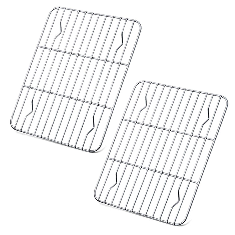 9.7" x 7.3" Cooling Baking Wire Racks Pack of 2