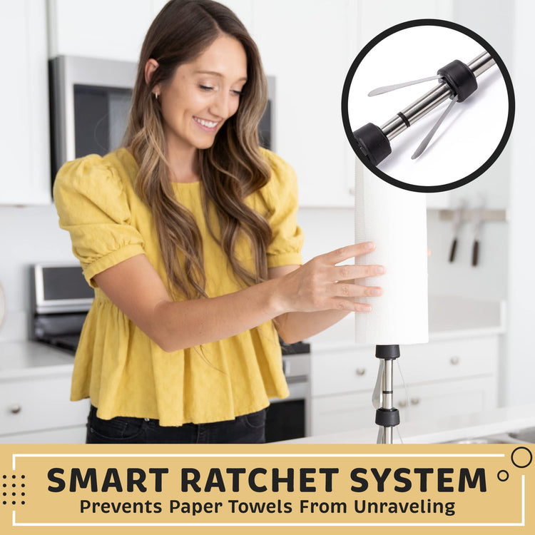 Heavy Duty Stainless Steel Paper Towel Holder