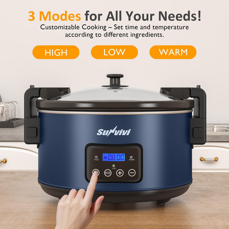 8.5 Quart Programmable Slow Cooker