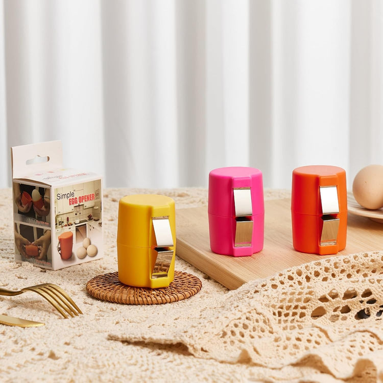 Egg Topper Cutter Tool Egg Cracker Tool Egg Shell Opener Hard Boiled Egg Peeler Egg Shell Opener for Hard Boiled Eggs Egg Cracker Tool For Eggs Kitchen Gadgets