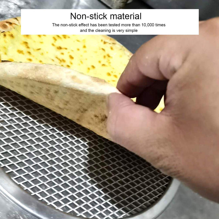 Pizza Screen 3PCS Aluminum Alloy Seamless Pizza Screen Non Stick Mesh Net Baking Tray Cookware Kitchen Tool For Oven (3 Count)