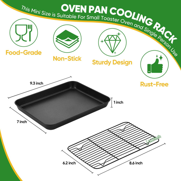 Nonstick Baking Oven Pan with Rack for Cookie