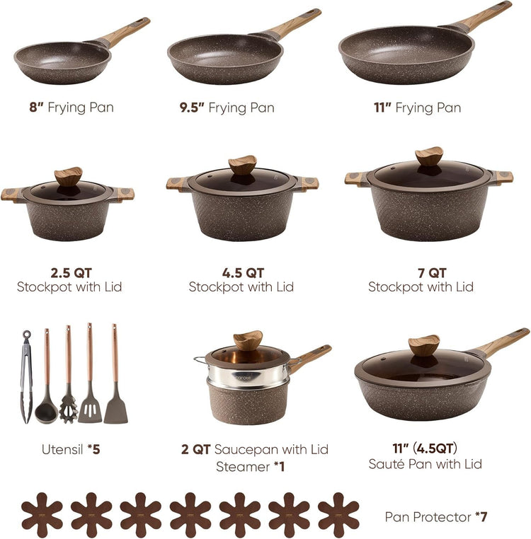 26pcs Pots and Pans Set