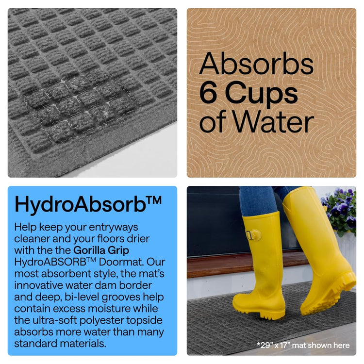 Ultra Absorbent Front Door Mat Outside Entrance