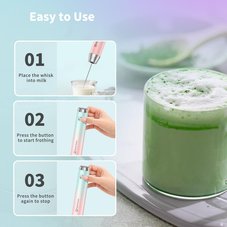 LunaFro Rechargeable Milk Frother