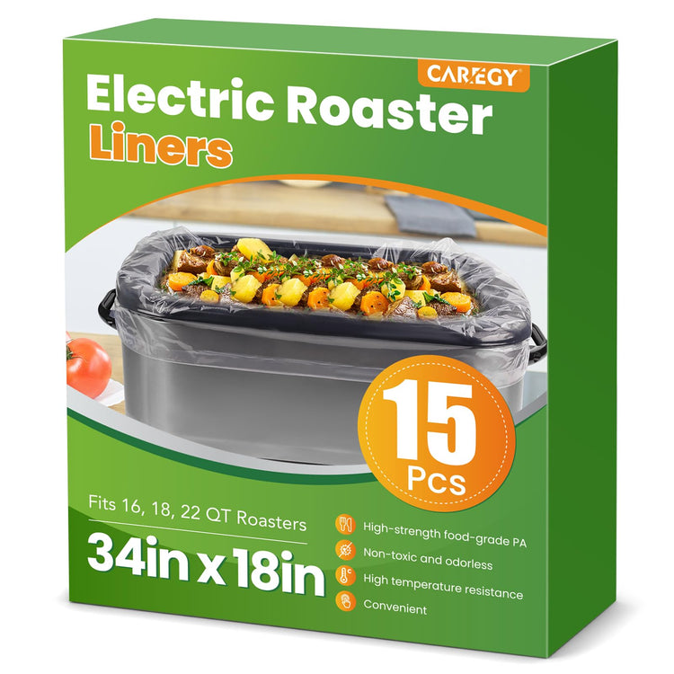 15 Counts Electric Roaster Liners 34 x 18 Inch