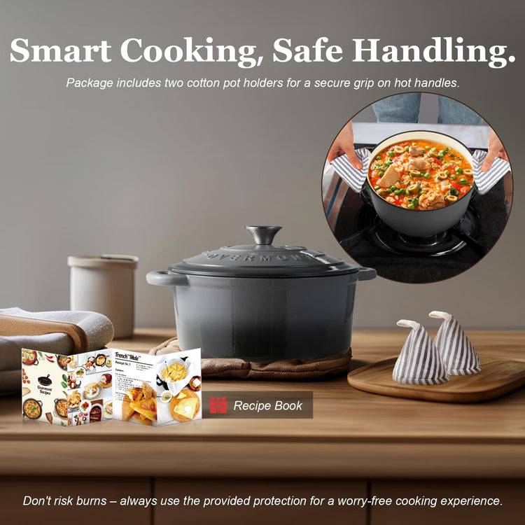 Enameled Cast Iron Dutch Oven