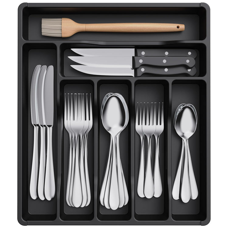 Silverware Drawer Organizer Tray