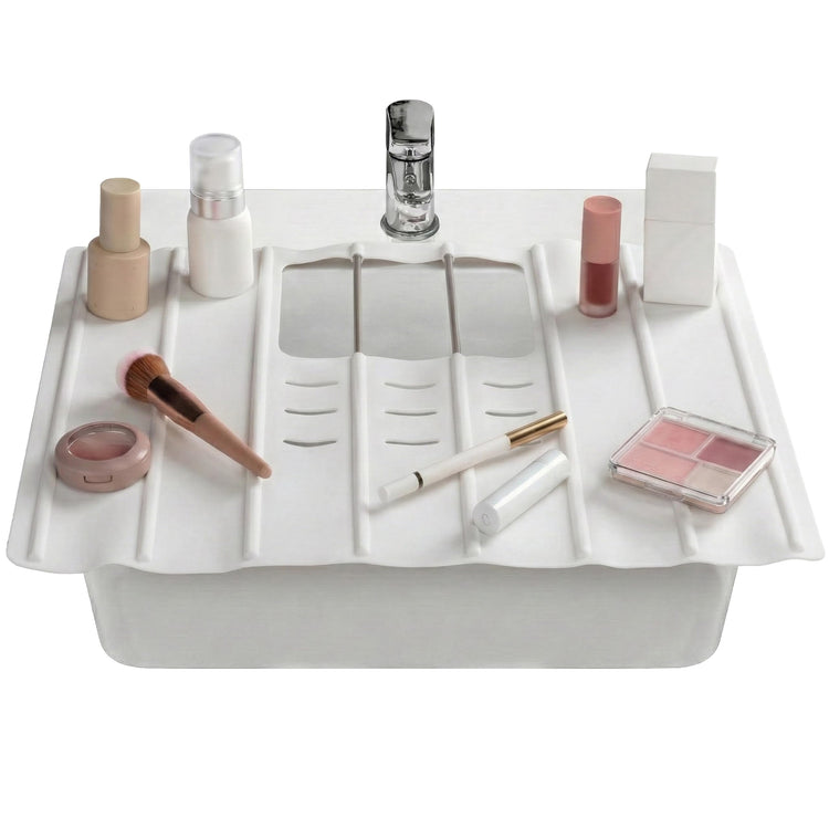 Travel Size Bathroom Sink Cover for Counter Space