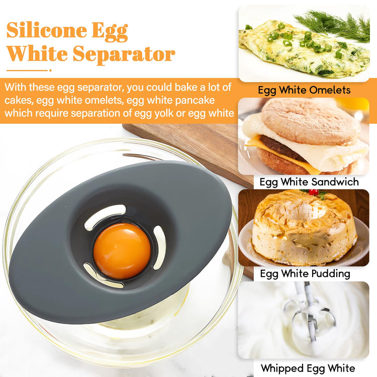 Set of 2 Silicone Egg Separators (2 Count)