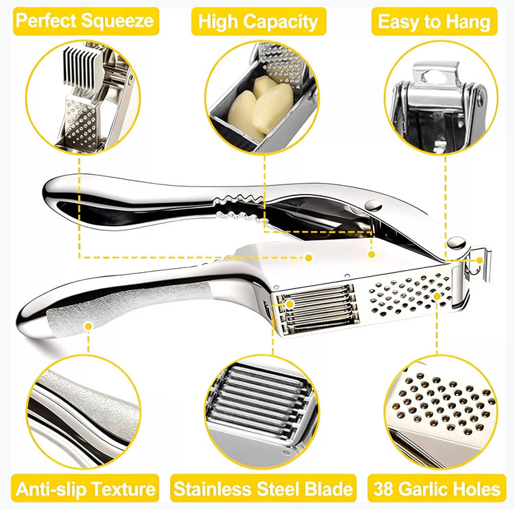 Garlic Press and Slicer 2 in 1