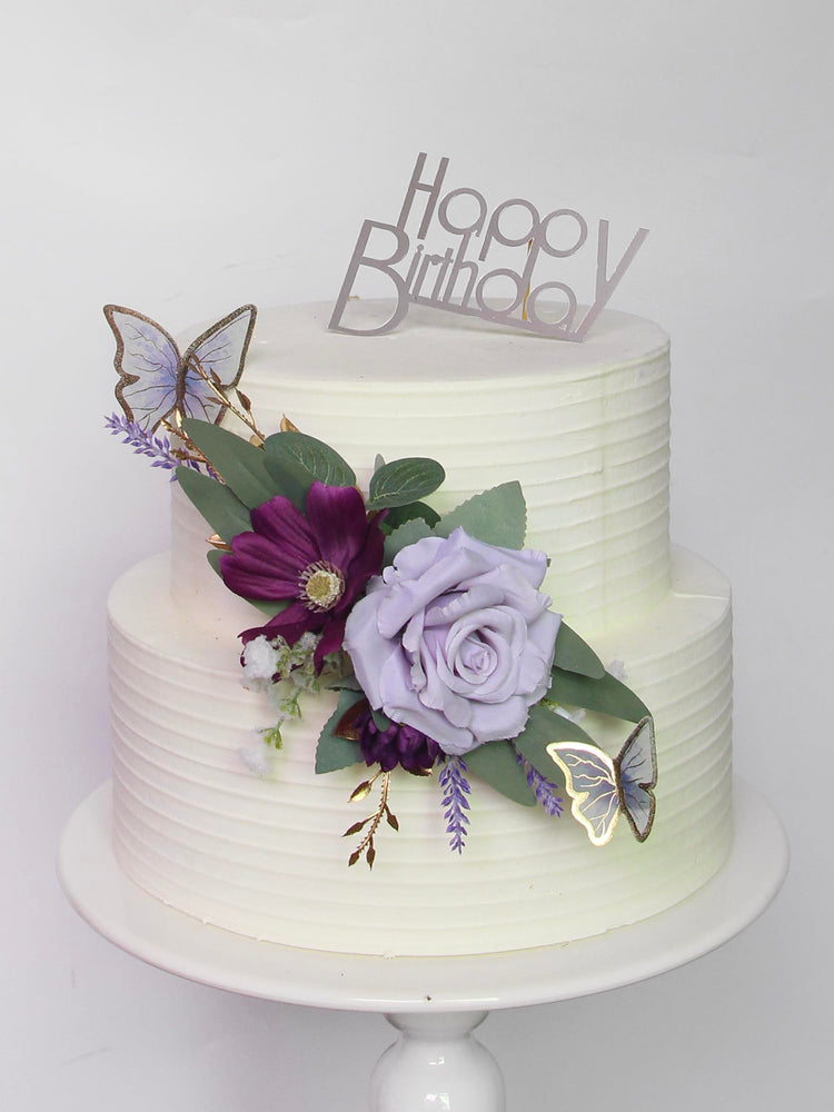 3Pcs Premade Cake Flowers (3 Count)
