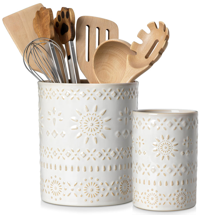 Ceramic Utensil Holder Set of 2 (2 Count)